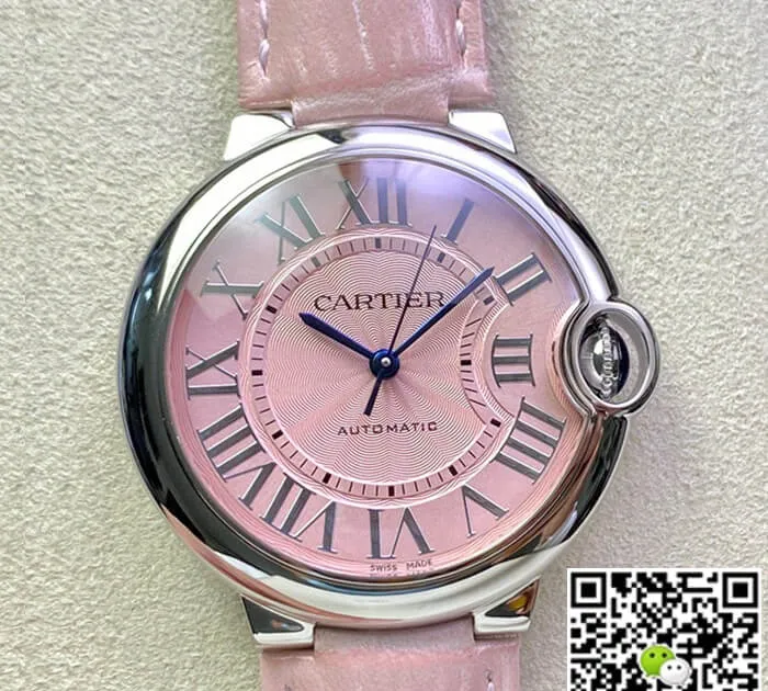 Ballon Bleu De Cartier 36MM WSBB0007 3K Factory 1:1 Best Edition Replica Watch Pink Dial