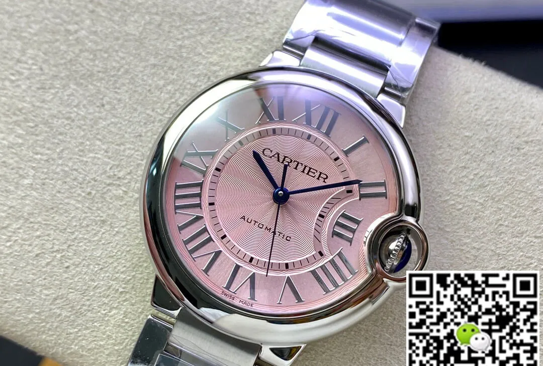 Ballon Bleu De Cartier 36MM WSBB0007 3K Factory 1:1 Best Edition Replica Watch Pink Dial