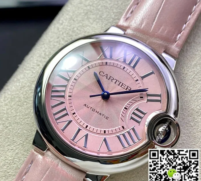 Ballon Bleu De Cartier 36MM WSBB0007 3K Factory 1:1 Best Edition Replica Watch Pink Dial