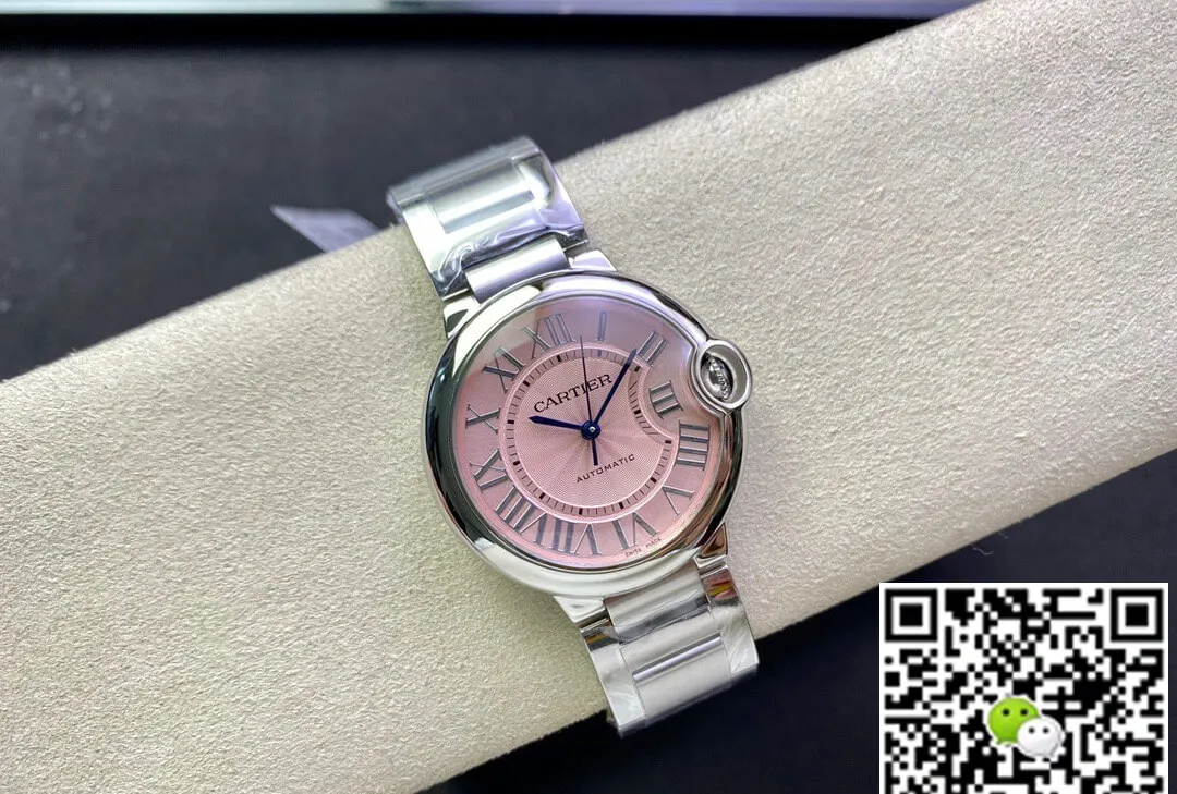 Ballon Bleu De Cartier 36MM WSBB0007 3K Factory 1:1 Best Edition Replica Watch Pink Dial