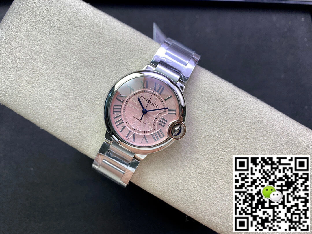 Ballon Bleu De Cartier 36MM WSBB0007 3K Factory 1:1 Best Edition Replica Watch Pink Dial