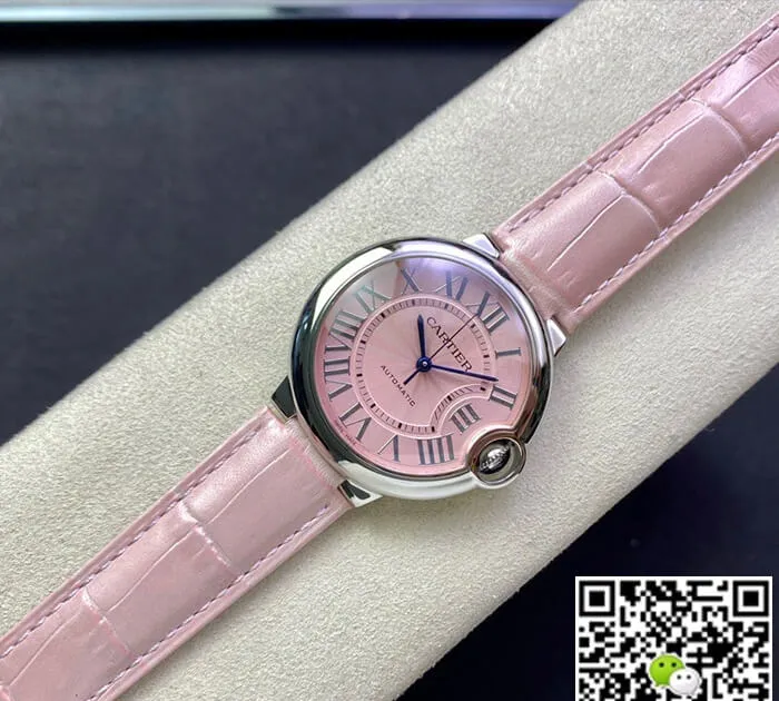 Ballon Bleu De Cartier 36MM WSBB0007 3K Factory 1:1 Best Edition Replica Watch Pink Dial