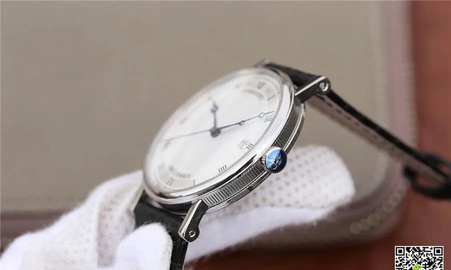 Breguet Classique 5177 MKS Factory 1:1 Best Edition Replica Watch Black Strap