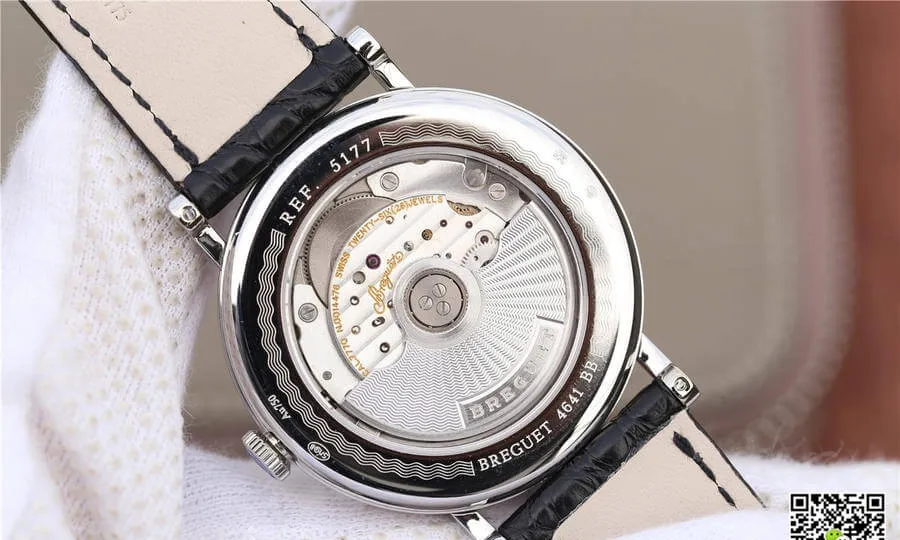 Breguet Classique 5177 MKS Factory 1:1 Best Edition Replica Watch Black Strap