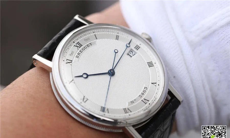 Breguet Classique 5177 MKS Factory 1:1 Best Edition Replica Watch Black Strap