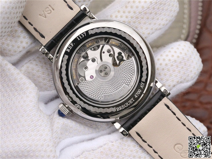 Breguet Classique Moonphase 4396 1:1 Best Edition Replica Watch Black Strap