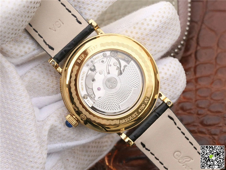 Breguet Classique Moonphase 4396 1:1 Best Edition Replica Watch Gold Bezel
