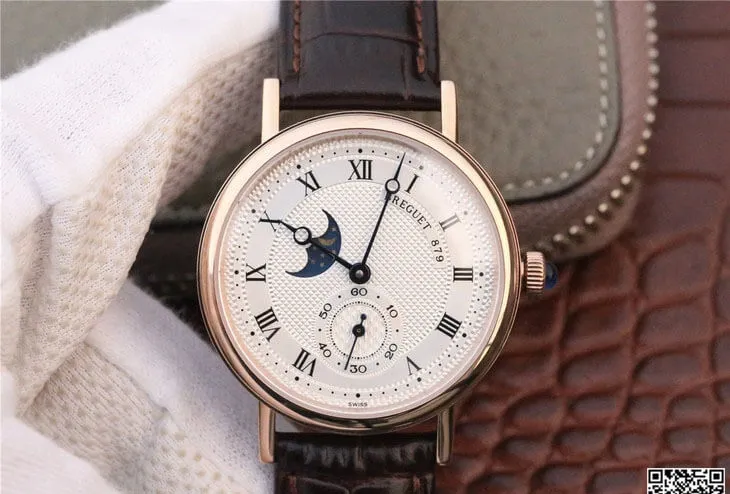 Breguet Classique Moonphase 4396 1:1 Best Edition Replica Watch White Dial