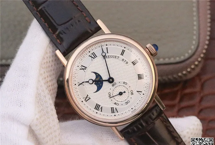 Breguet Classique Moonphase 4396 1:1 Best Edition Replica Watch White Dial