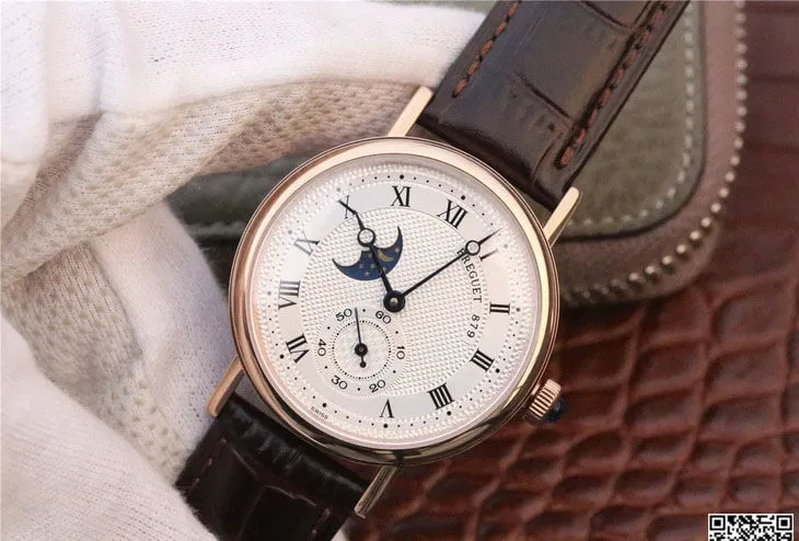 Breguet Classique Moonphase 4396 1:1 Best Edition Replica Watch White Dial