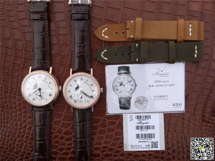 Breguet Classique Moonphase 4396 1:1 Best Edition Replica Watch White Dial
