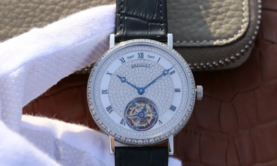Breguet Classique Tourbillon 1:1 Best Edition Replica Watch Diamond Dial