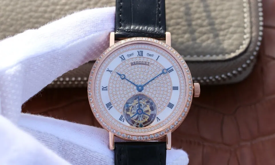 Breguet Classique Tourbillon 1:1 Best Edition Replica Watch Diamond Dial