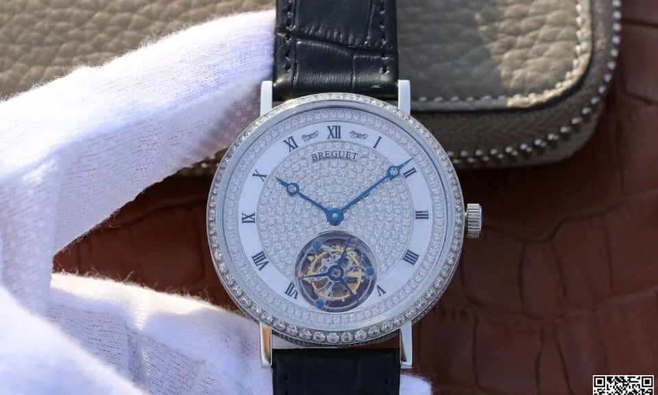Breguet Classique Tourbillon 1:1 Best Edition Replica Watch Diamond Dial