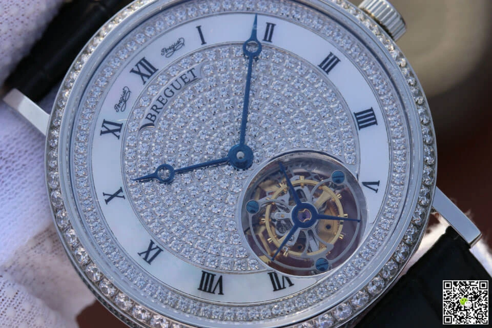 Breguet Classique Tourbillon 1:1 Best Edition Replica Watch Diamond Dial