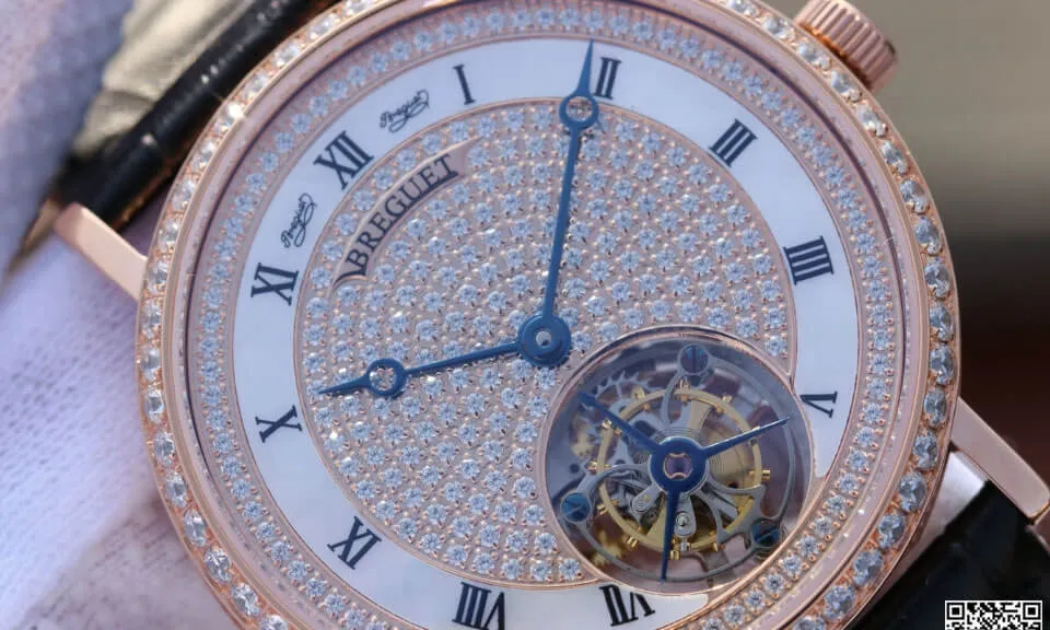 Breguet Classique Tourbillon 1:1 Best Edition Replica Watch Diamond Dial