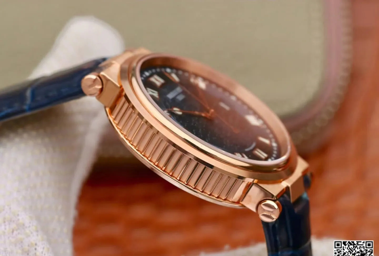 Breguet Marine 5517 V9 Factory 1:1 Best Edition Replica Watch Blue Strap