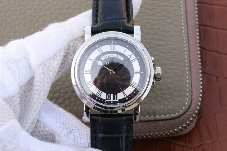 Breguet Marine 5817 1:1 Best Edition Replica Watch Leather Strap