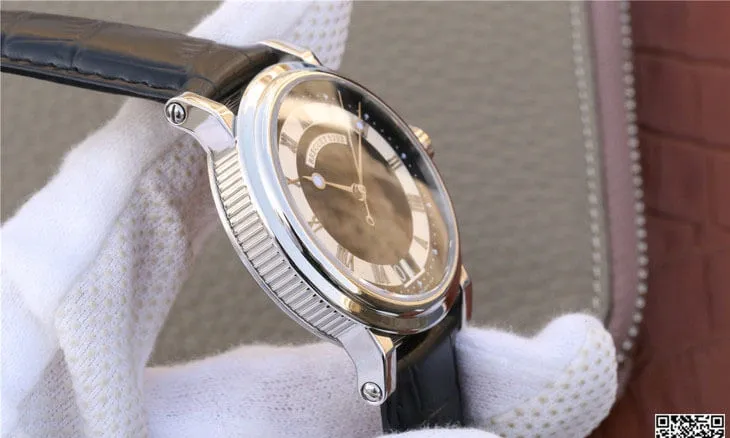 Breguet Marine 5817 1:1 Best Edition Replica Watch Leather Strap