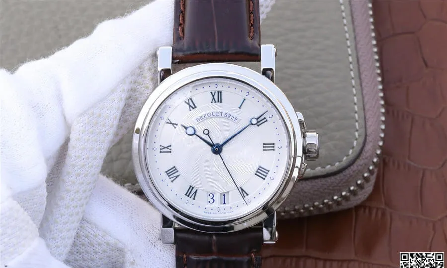 Breguet Marine 5817ST 12 5V8 1:1 Best Edition Replica Watch Stainless Steel Bezel