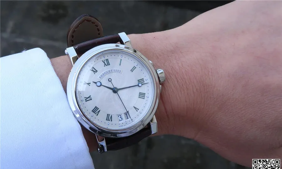 Breguet Marine 5817ST 12 5V8 1:1 Best Edition Replica Watch Stainless Steel Bezel
