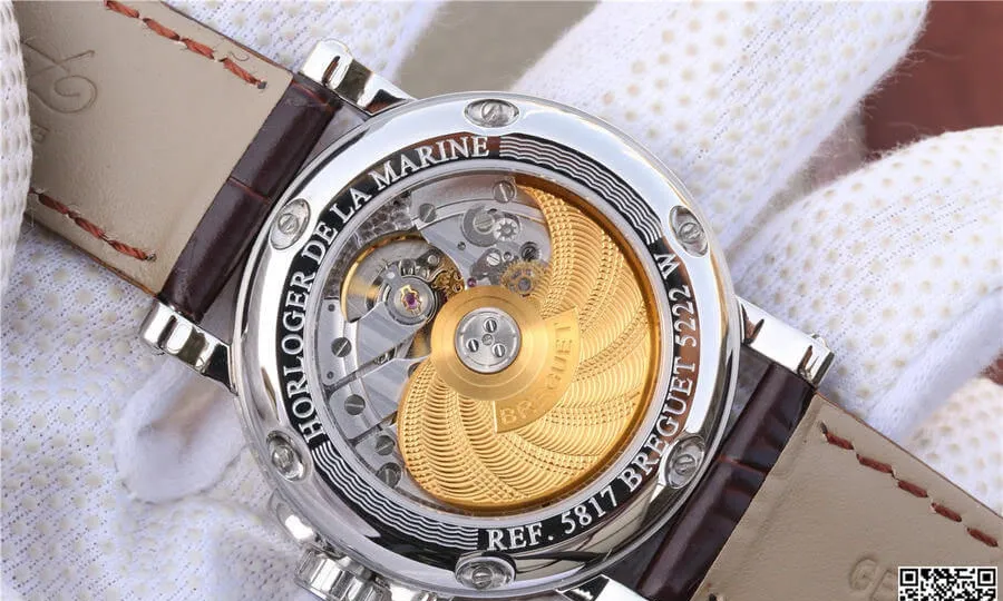 Breguet Marine 5817ST 12 5V8 1:1 Best Edition Replica Watch Stainless Steel Bezel