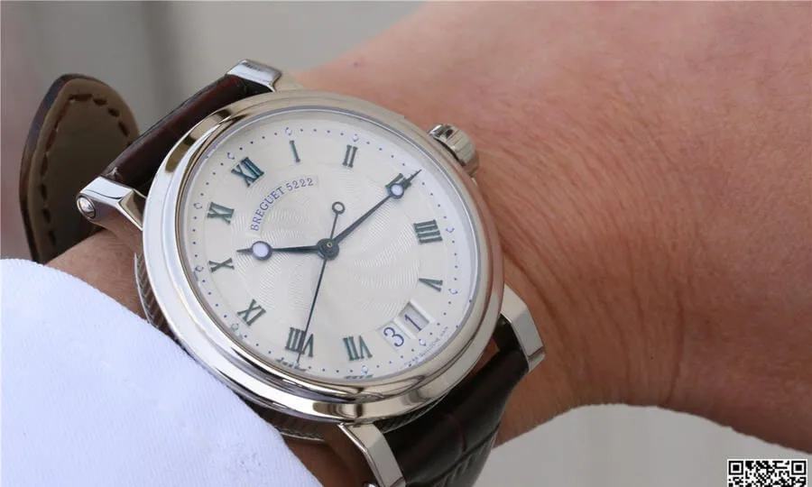 Breguet Marine 5817ST 12 5V8 1:1 Best Edition Replica Watch Stainless Steel Bezel