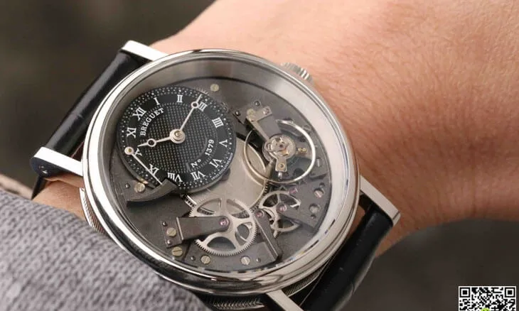 Breguet Tradition 7057BB G9 9W6 1:1 Best Edition Replica Watch Black Leather Strap