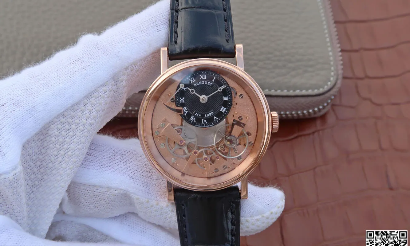 Breguet Tradition 7057BR R9 9W6 1:1 Best Edition Replica Watch Leather Strap