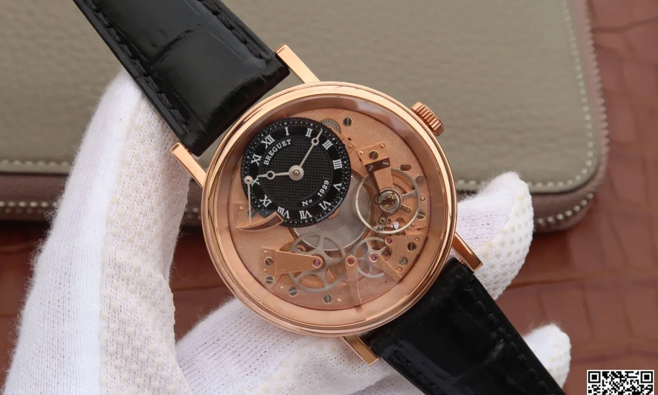 Breguet Tradition 7057BR R9 9W6 1:1 Best Edition Replica Watch Leather Strap