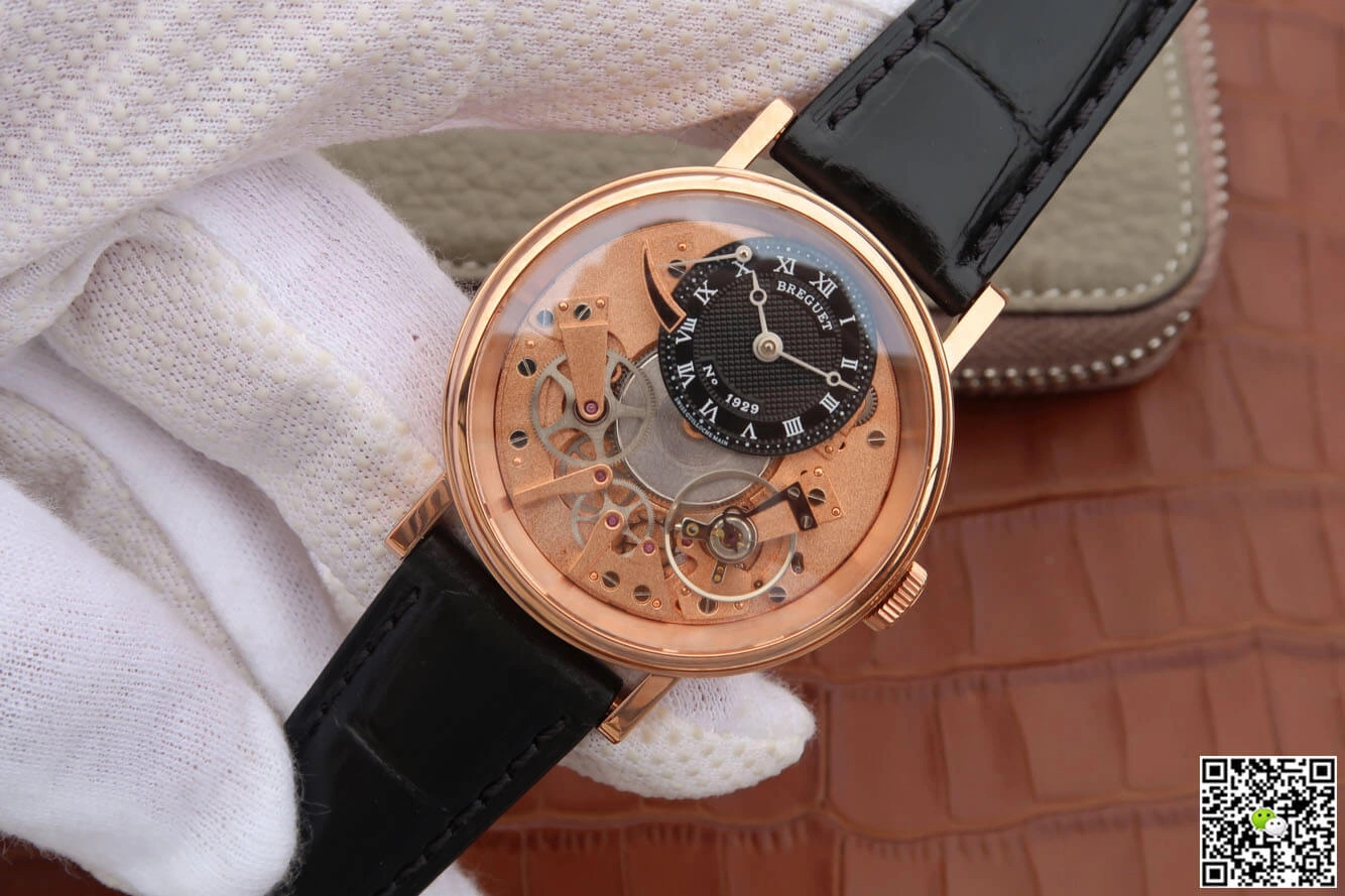 Breguet Tradition 7057BR R9 9W6 1:1 Best Edition Replica Watch Leather Strap