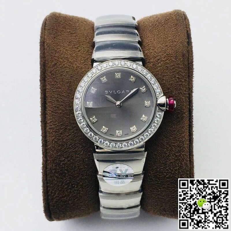 Bvlgari LVCEA BV Factory 1:1 Best Edition Replica Watch Diamond Gray Dial