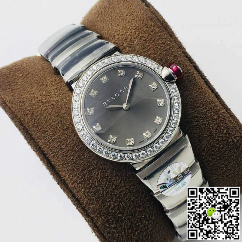 Bvlgari LVCEA BV Factory 1:1 Best Edition Replica Watch Diamond Gray Dial