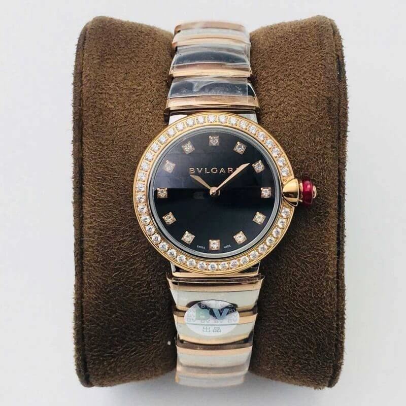 Bvlgari LVCEA BV Factory 1:1 Best Edition Replica Watch Diamond-Set Bezel