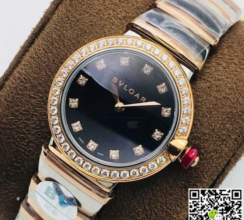 Bvlgari LVCEA BV Factory 1:1 Best Edition Replica Watch Diamond-Set Bezel