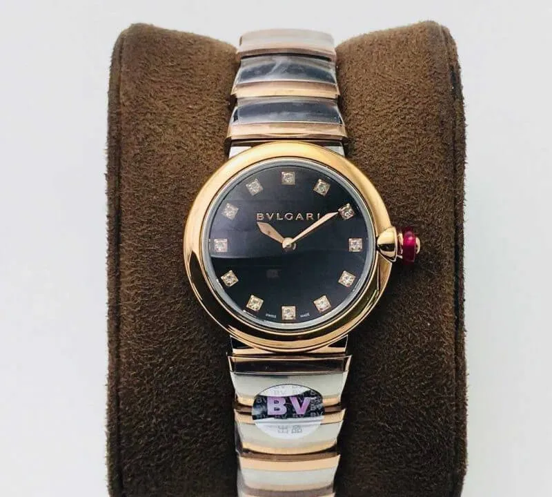 Bvlgari LVCEA BV Factory 1:1 Best Edition Replica Watch Rose Gold