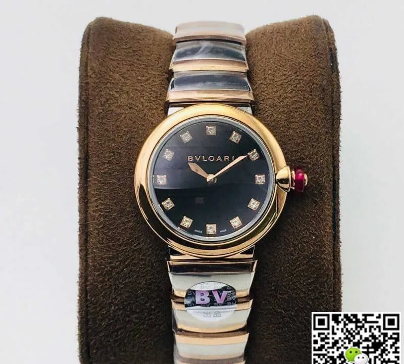 Bvlgari LVCEA BV Factory 1:1 Best Edition Replica Watch Rose Gold
