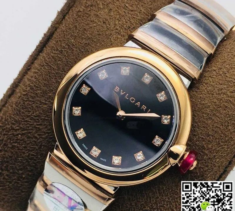 Bvlgari LVCEA BV Factory 1:1 Best Edition Replica Watch Rose Gold