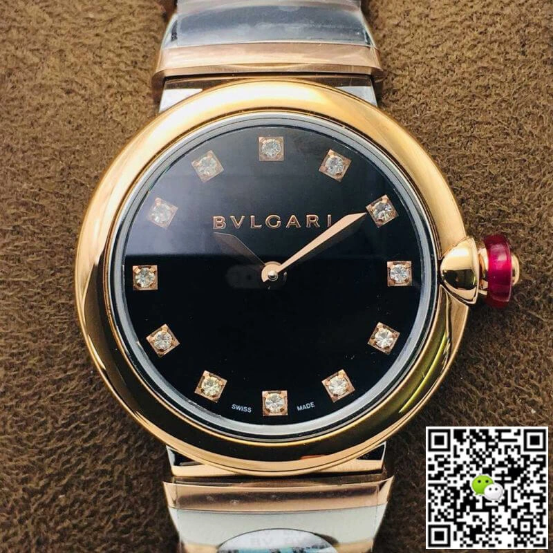 Bvlgari LVCEA BV Factory 1:1 Best Edition Replica Watch Rose Gold