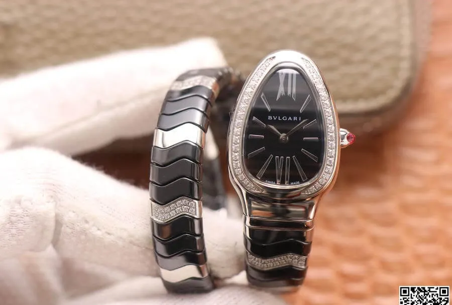 Bvlgari Serpenti 102129 BV Factory 1:1 Best Edition Replica Watch Stainless Steel