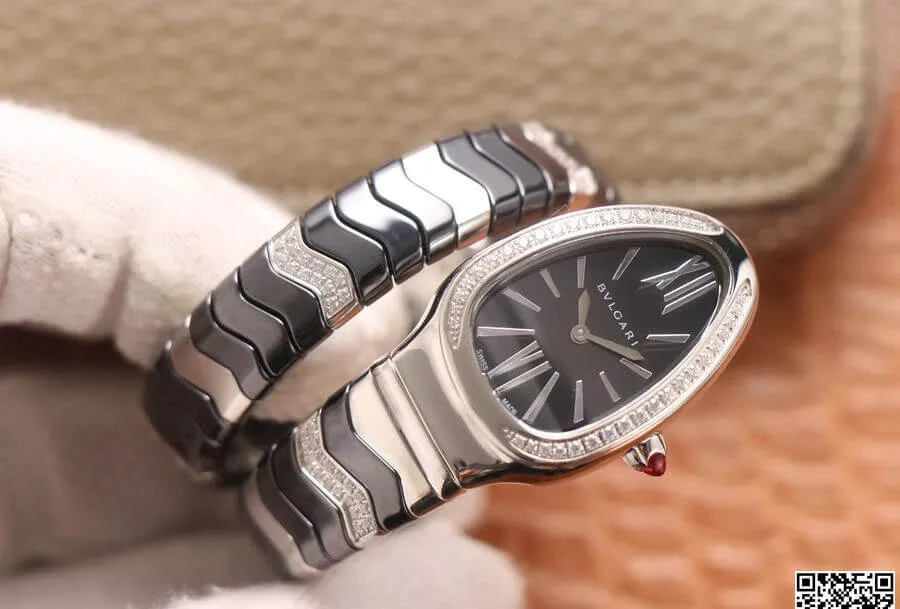 Bvlgari Serpenti 102129 BV Factory 1:1 Best Edition Replica Watch Stainless Steel