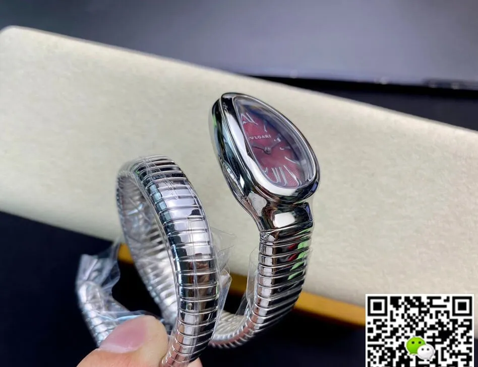 Bvlgari Serpenti 102529 BV Factory 1:1 Best Edition Replica Watch Silver Strap