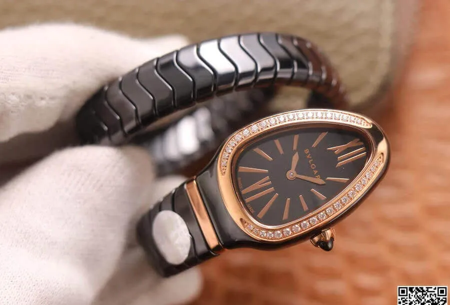 Bvlgari Serpenti 102532 BV Factory 1:1 Best Edition Replica Watch Black Dial