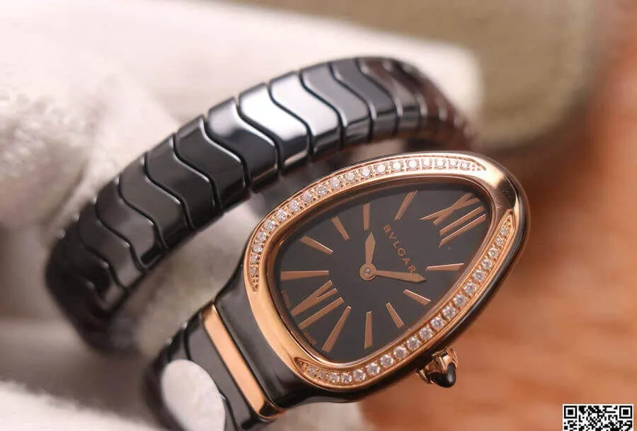 Bvlgari Serpenti 102532 BV Factory 1:1 Best Edition Replica Watch Black Dial
