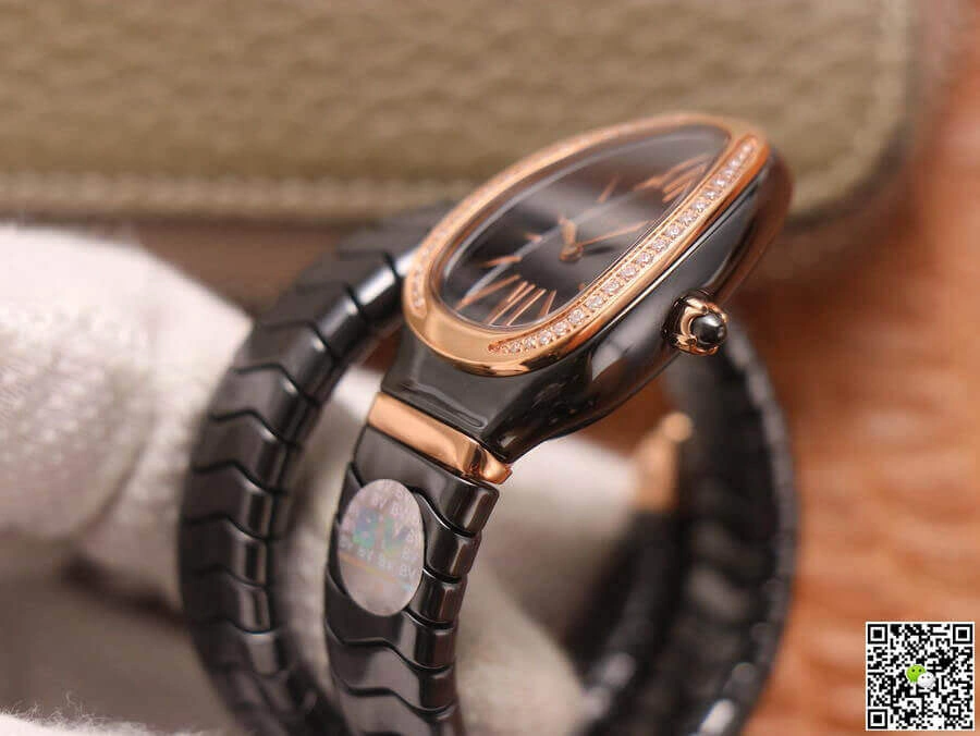 Bvlgari Serpenti 102532 BV Factory 1:1 Best Edition Replica Watch Black Dial