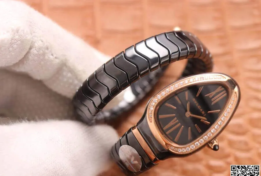Bvlgari Serpenti 102532 BV Factory 1:1 Best Edition Replica Watch Black Dial