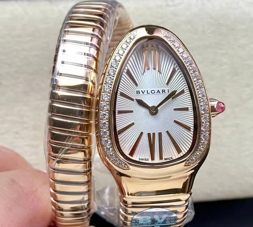 Bvlgari Serpenti 103003 BV Factory 1:1 Best Edition Replica Watch Rose Gold Case