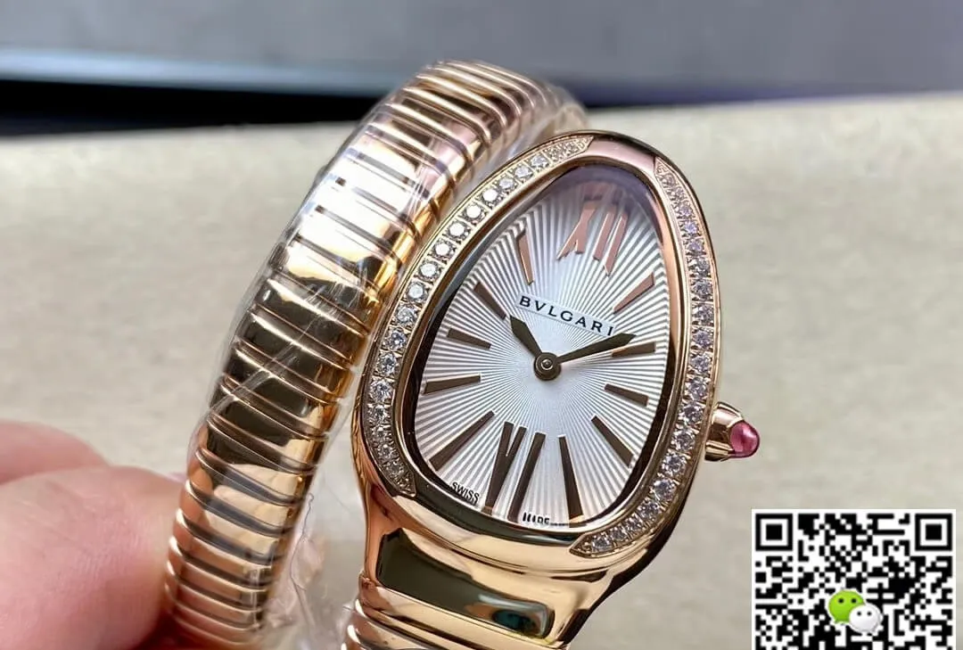 Bvlgari Serpenti 103003 BV Factory 1:1 Best Edition Replica Watch Rose Gold Case