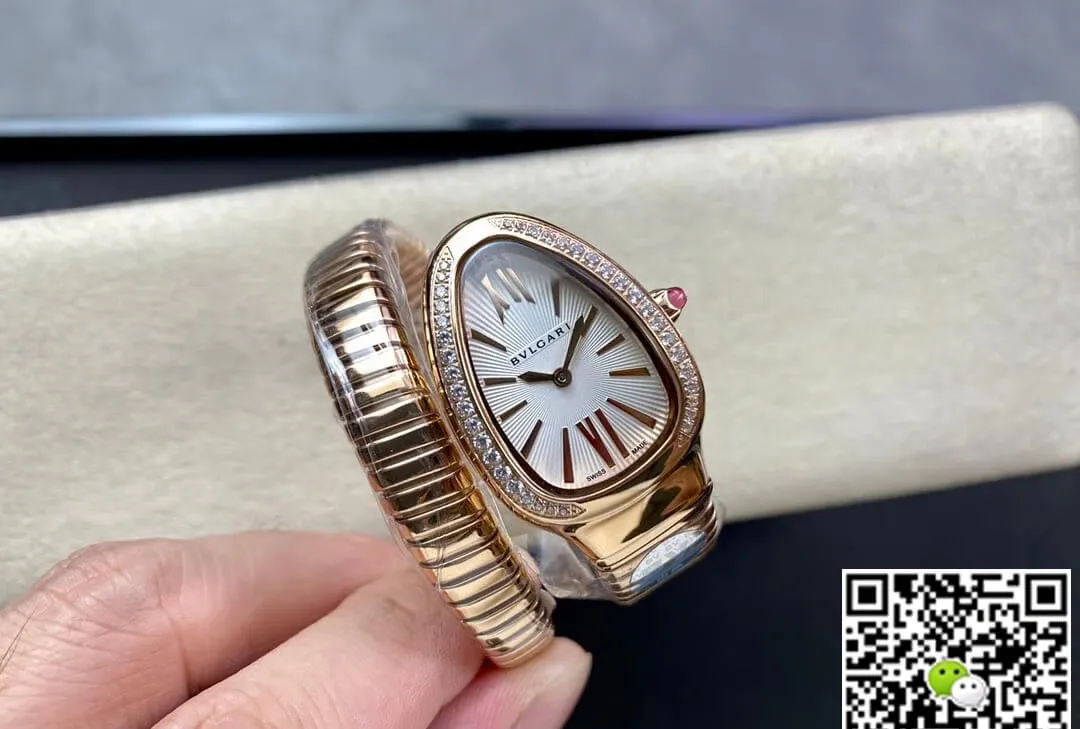Bvlgari Serpenti 103003 BV Factory 1:1 Best Edition Replica Watch Rose Gold Case