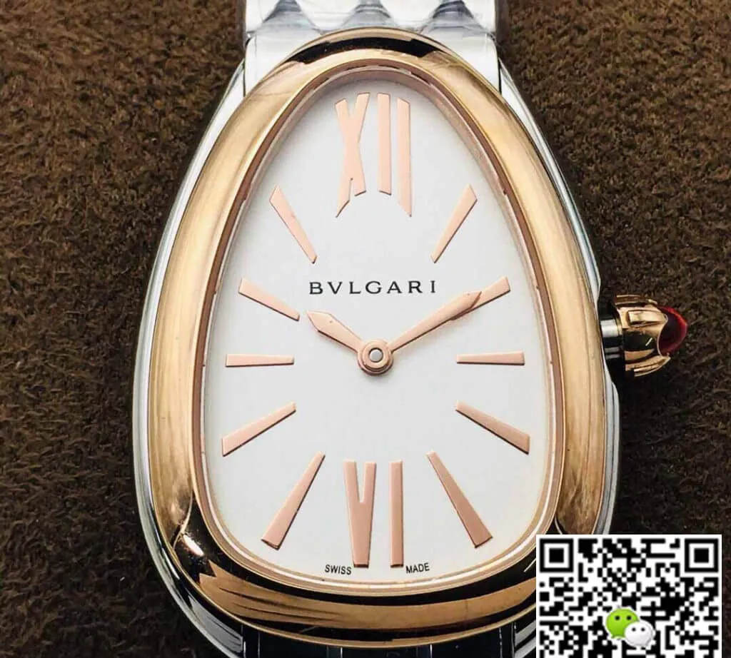 Bvlgari Serpenti 103144 BV Factory 1:1 Best Edition Replica Watch Rose Gold Bezel